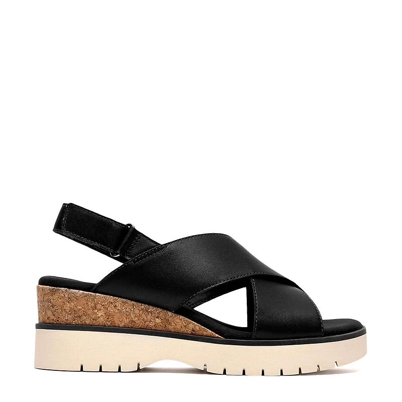 Women's Diaz Cross Wide Width Wedge Sandal