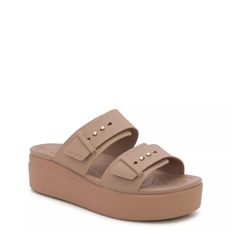 Women's Brooklyn Buckle Low Wedge Sandal