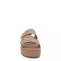 Women's Brooklyn Buckle Low Wedge Sandal