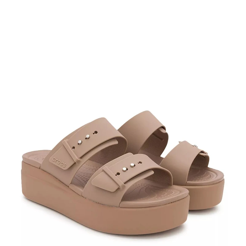 Women's Brooklyn Buckle Low Wedge Sandal