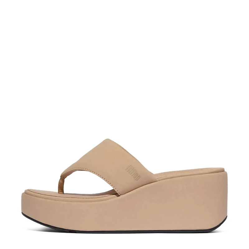 Women's Platform Wedge Toe-Post Sandal