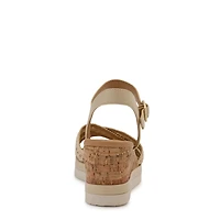Women's X Band Suede Wedge Sandal