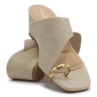 Women's Lovely Time Toe Thong Jewel Ring Wedge