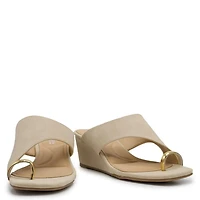 Women's Lovely Time Toe Thong Jewel Ring Wedge