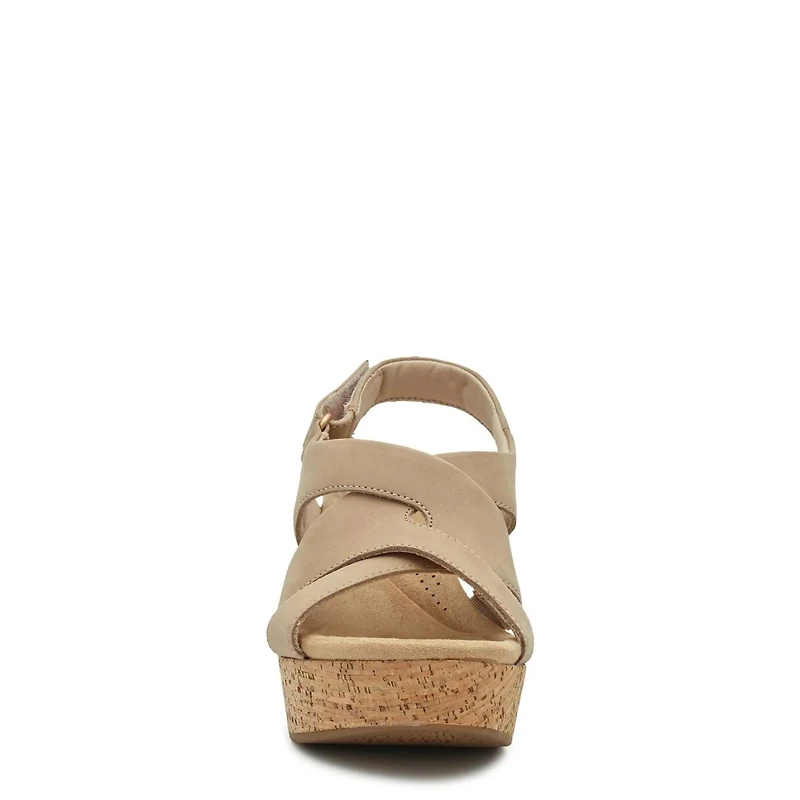 Women's Rose Wedge Sandal