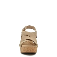 Women's Rose Wedge Sandal