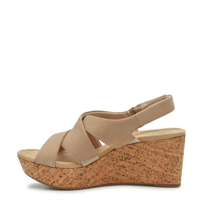Women's Rose Wedge Sandal