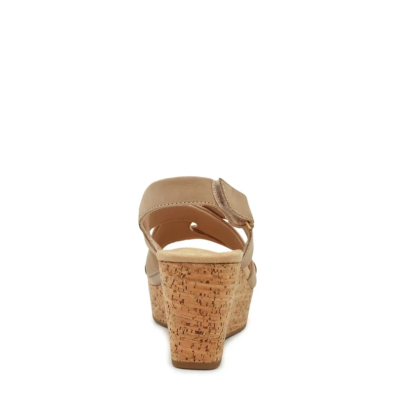Women's Rose Wedge Sandal