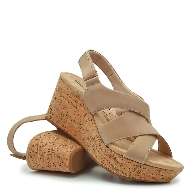 Women's Rose Wedge Sandal