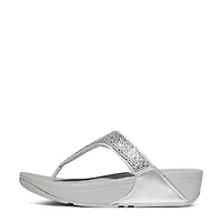 Women's Lulu Crystal-Mix Toe-Post Sandal