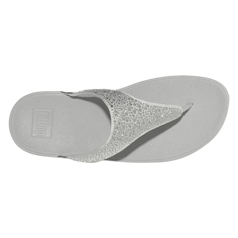 Women's Lulu Crystal-Mix Toe-Post Sandal
