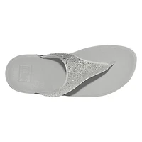Women's Lulu Crystal-Mix Toe-Post Sandal