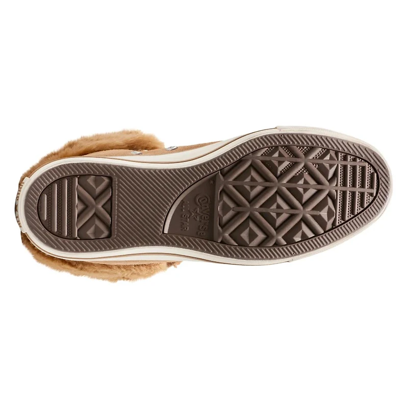 Women's CTAS Platform Hi Faux Fur Sneaker