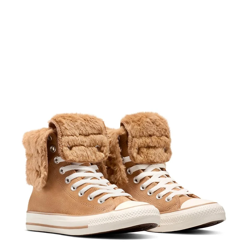 Women's CTAS Platform Hi Faux Fur Sneaker