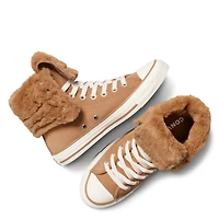Women's CTAS Platform Hi Faux Fur Sneaker