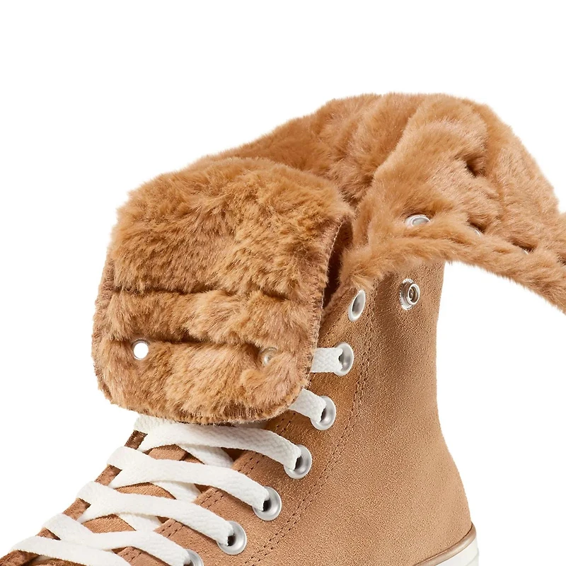 Women's CTAS Platform Hi Faux Fur Sneaker
