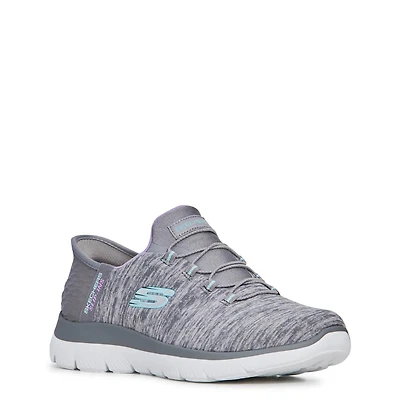 Women's Hands Free Slip-ins Summits Dazzling Haze Wide Width Sneaker