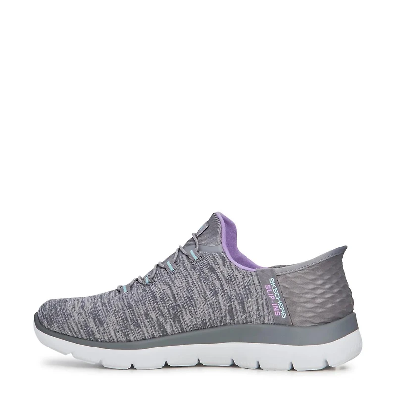 Women's Hands Free Slip-ins Summits Dazzling Haze Wide Width Sneaker