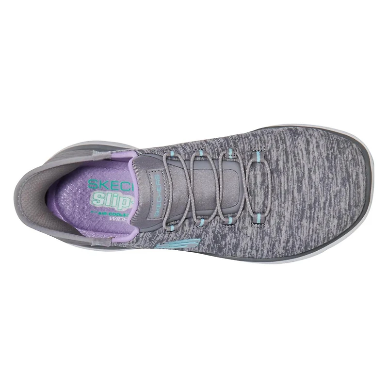 Women's Hands Free Slip-ins Summits Dazzling Haze Wide Width Sneaker