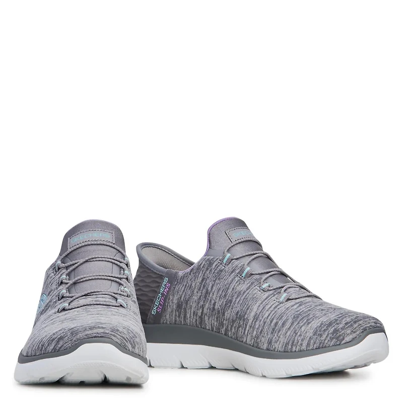 Women's Hands Free Slip-ins Summits Dazzling Haze Wide Width Sneaker