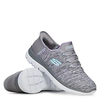 Women's Hands Free Slip-ins Summits Dazzling Haze Wide Width Sneaker