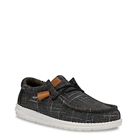 Men's Wally Plaid Moc Toe Slip-On