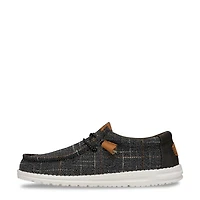 Men's Wally Plaid Moc Toe Slip-On