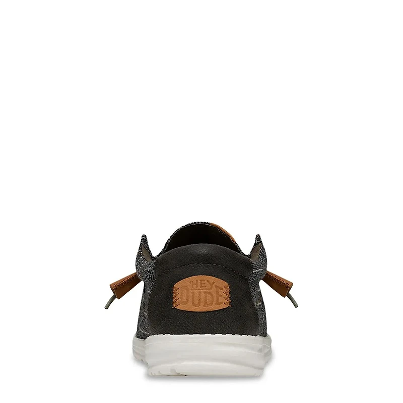 Men's Wally Plaid Moc Toe Slip-On