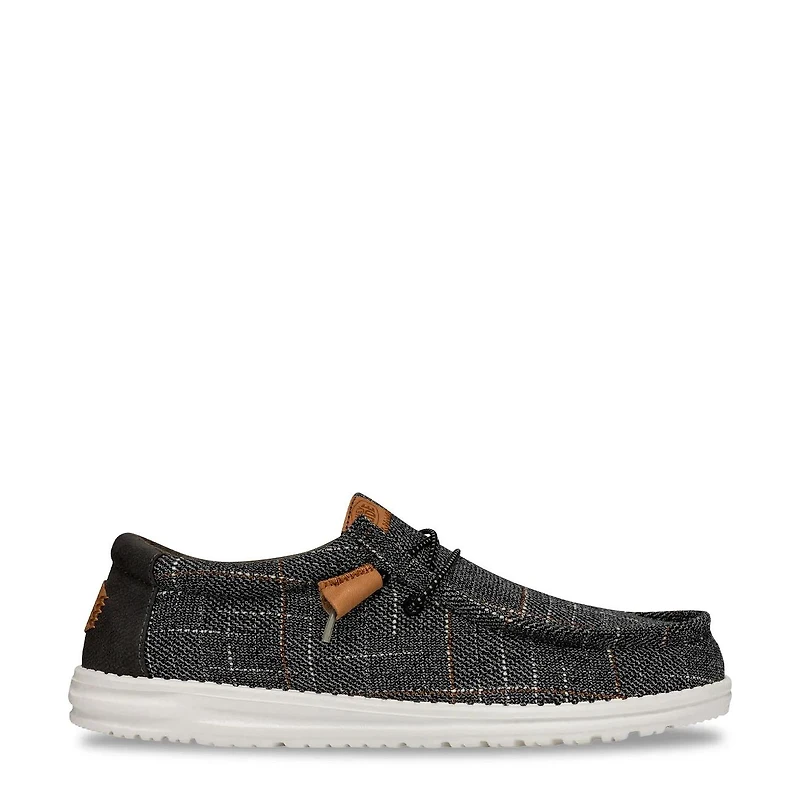 Men's Wally Plaid Moc Toe Slip-On
