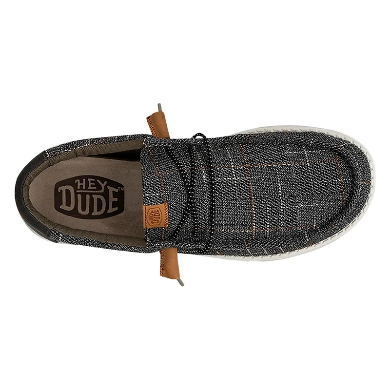 Men's Wally Plaid Moc Toe Slip-On