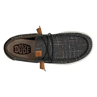 Men's Wally Plaid Moc Toe Slip-On