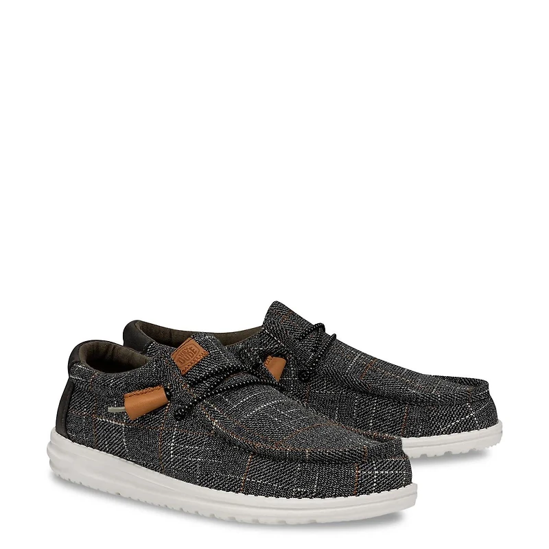 Men's Wally Plaid Moc Toe Slip-On