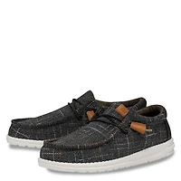 Men's Wally Plaid Moc Toe Slip-On