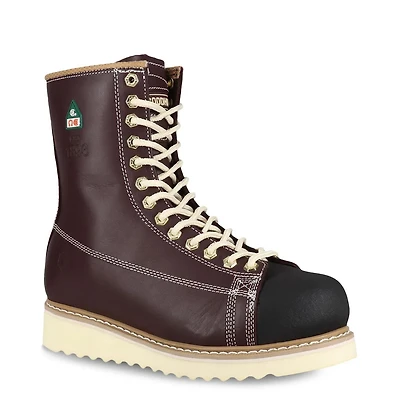 Unisex Ironworker Lined Rust Combat Boot