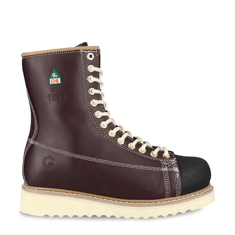 Unisex Ironworker Lined Rust Combat Boot
