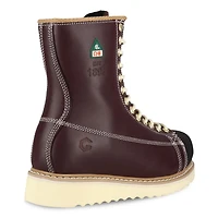 Unisex Ironworker Lined Rust Combat Boot