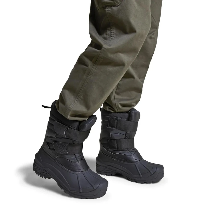Men's Waterproof Double Strap Winter Boot