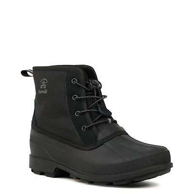 Men's Wolf Lace Up Waterproof Wide Width Winter Boot