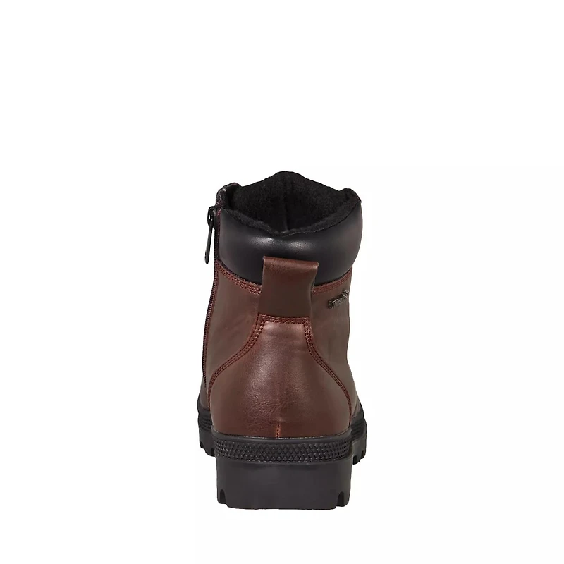 Men's Waterproof Inside Zip Winter Boot