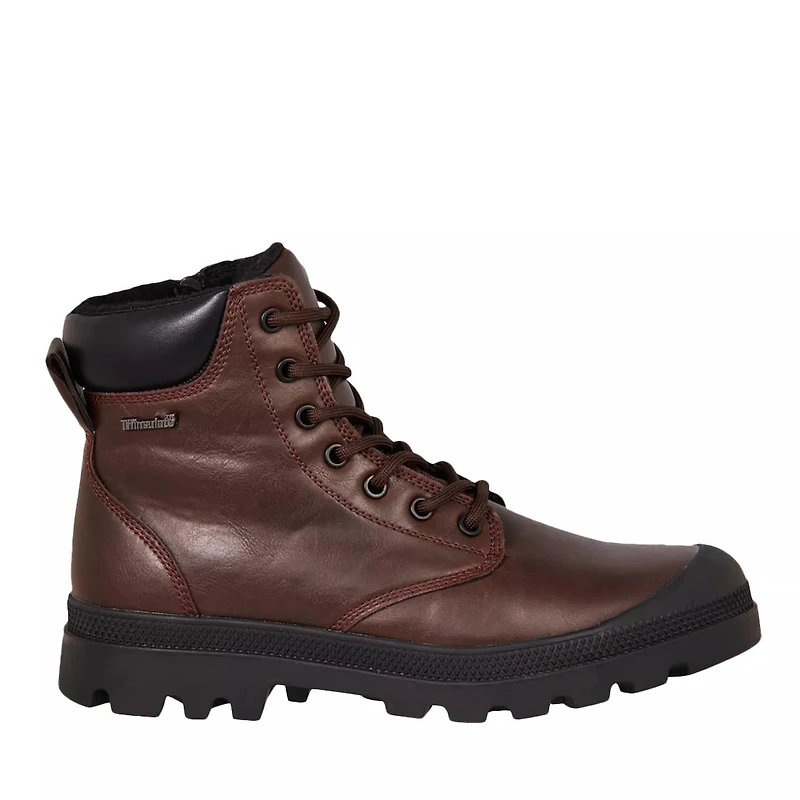 Men's Waterproof Inside Zip Winter Boot