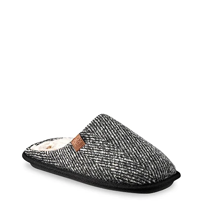 Mens' Herringbone Flannel Slipper