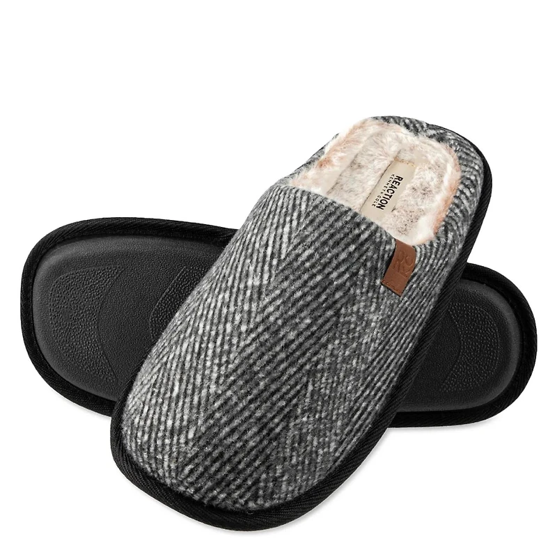 Mens' Herringbone Flannel Slipper