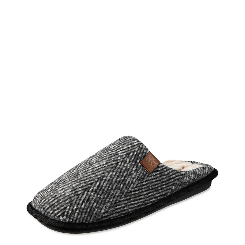 Mens' Herringbone Flannel Slipper
