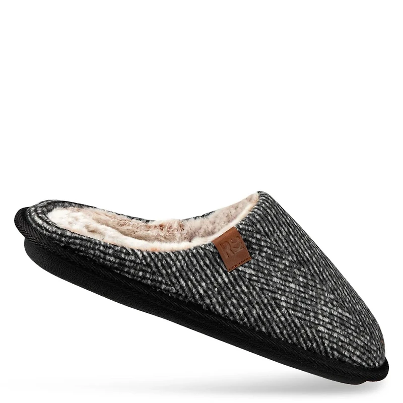 Mens' Herringbone Flannel Slipper