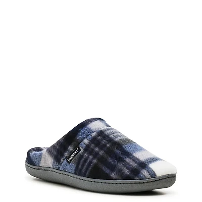 Men's Plaid Hoodback Slipper