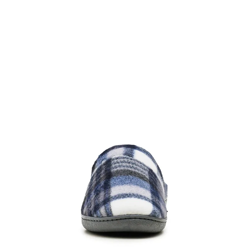 Men's Plaid Hoodback Slipper
