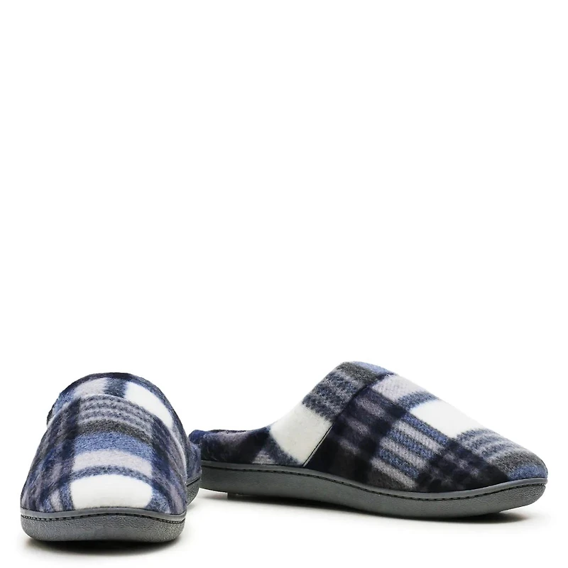Men's Plaid Hoodback Slipper