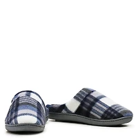 Men's Plaid Hoodback Slipper