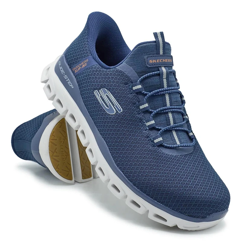 Mens' Hands Free Slip‑Ins Glide Step Noxus Wide Width Sneaker