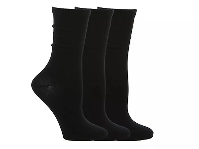 Solid Women's Crew Socks